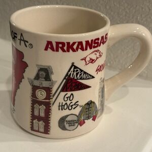 Arkansas Razorbacks Mug University of Fayetteville Go Hogs‎ Coffee Cup